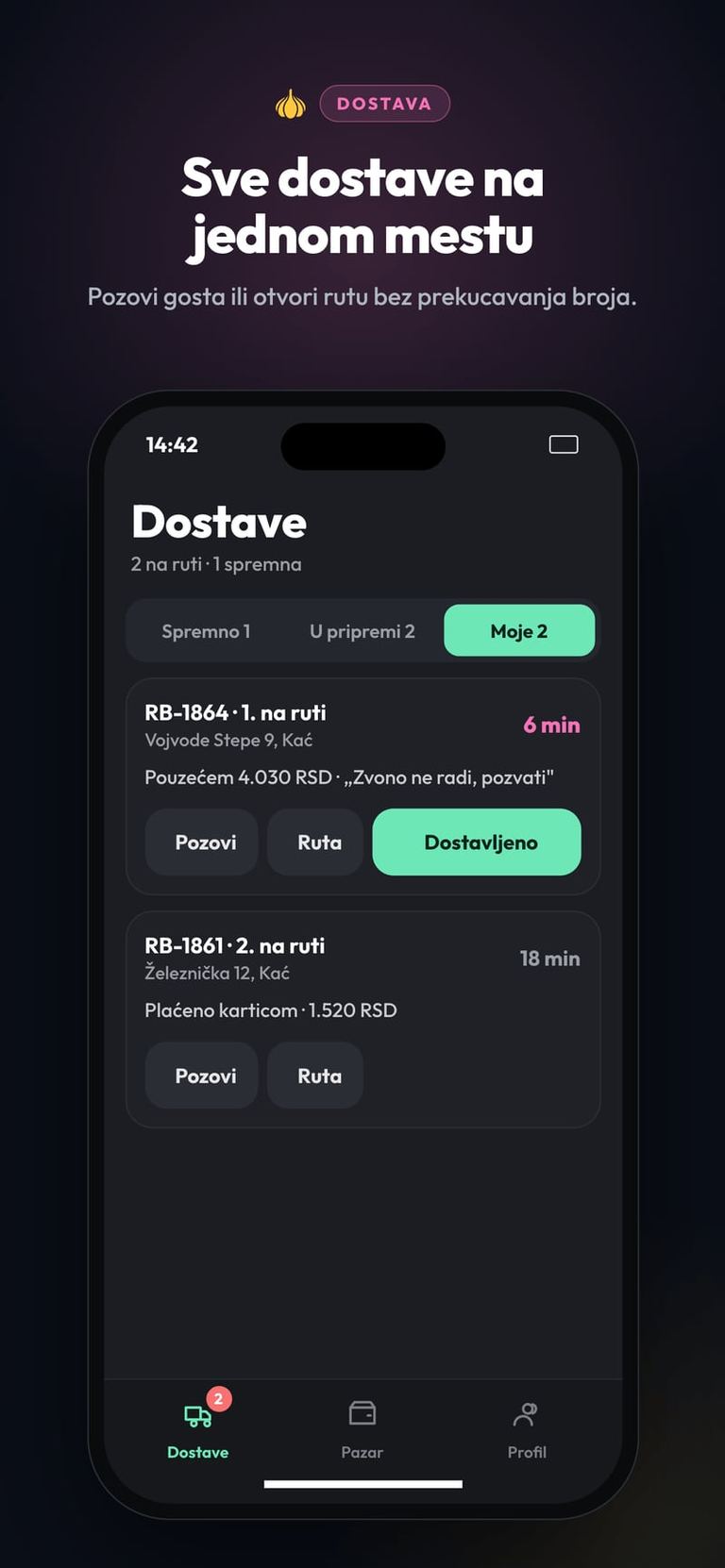 garlic.rs aplikacija za vozače