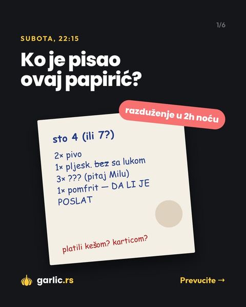 Objava garlic.rs na Instagramu (1)